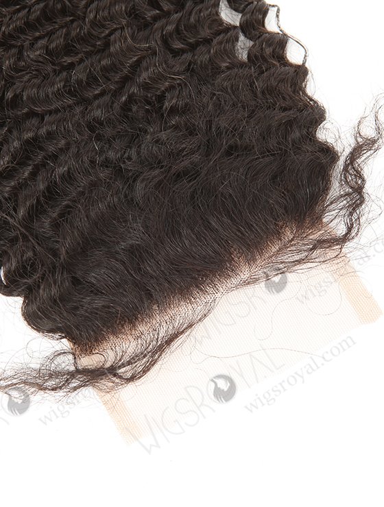 In Stock Brazilian Virgin Hair 12" Kinky Curl Natural Color Top Closure STC-319-9087