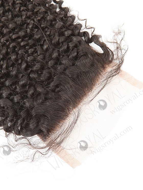 In Stock Brazilian Virgin Hair 12" 7mm Curl Natural Color Top Closure STC-313-9055