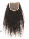 In Stock Brazilian Virgin Hair 16" Afro Curl 4mm Natural Color Top Closure STC-312