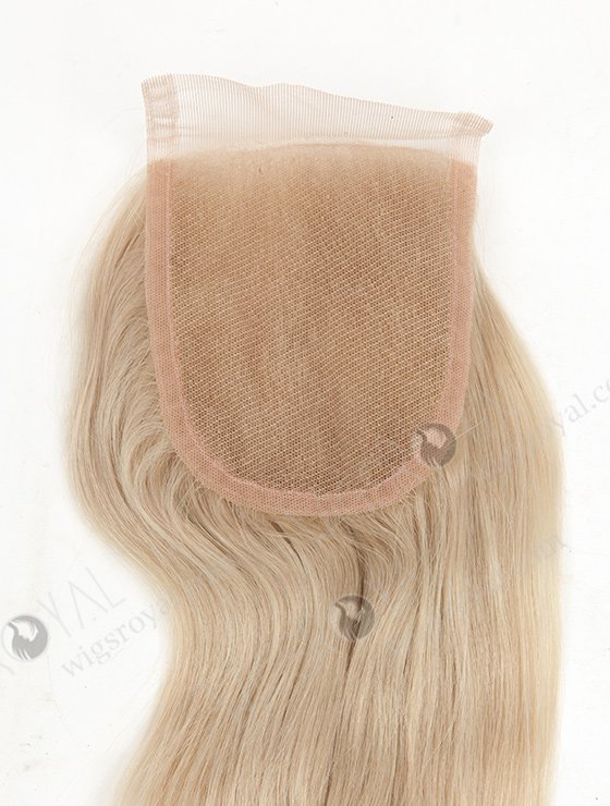 In Stock Malaysian Virgin Hair 14" Natural Straight White Color Top Closure STC-353-9020