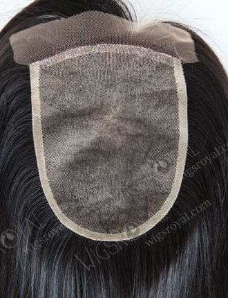 Natural Indian Virgin Hair 18" Straight Comfortable Two Layers Silk Base Closure WR-TC-015