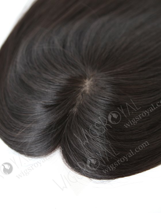 Natural Indian Virgin Hair 18" Straight Comfortable Two Layers Silk Base Closure WR-TC-015-9162