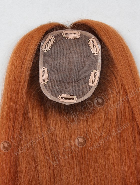 Mongolian Virgin Hair 14" Kinky Straight #28 Color Top Closure WR-TC-012-9140