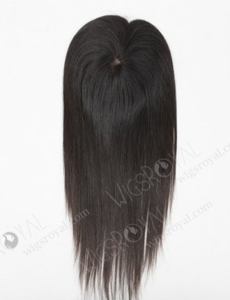 Custom Indian Virgin Hair 16" Straight Natural Color Silk Top Closure WR-TC-013