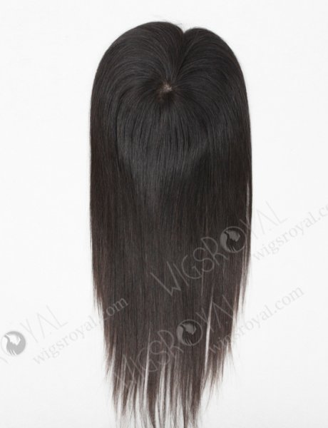 Unprocessed Human Hair Silk Base Topper for Hair Loss Clip in Hair Toppers WR-TC-013