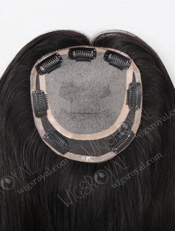 100% Indian Virgin Hair Straight Natural Color Silk Top Closure with Clips WR-TC-017-9174