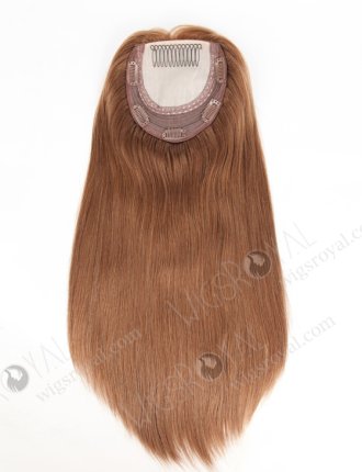 Hot Selling Jewish Topper Light Brown Color All One Length Human Hair WR-TC-031