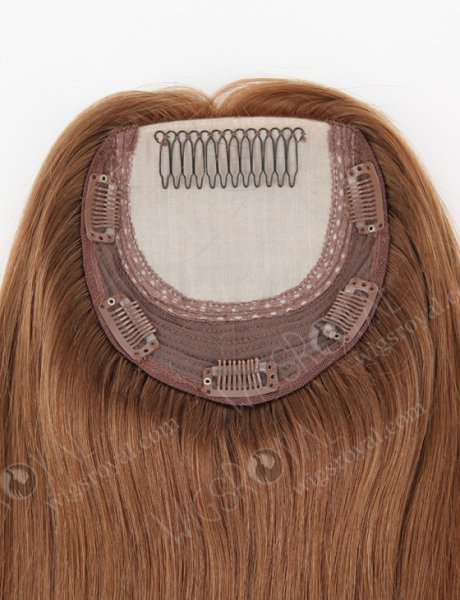 Hot Selling Jewish Topper Light Brown Color All One Length Human Hair WR-TC-031