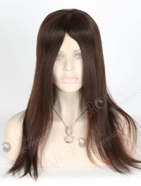 Natural Looking 16 Inch Unprocessed European Hair Lace Front Silk Top Glueless Wigs for Small Heads GLL-08025