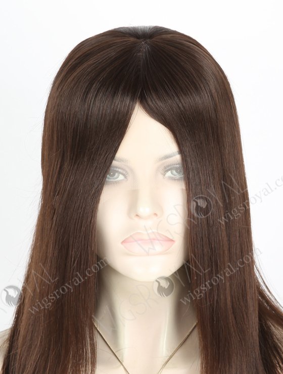 Unprocessed Virgin Hair Fantasy Wigs for Small Heads | In Stock European Virgin Hair 16" Natural Straight Natural Color Lace Front Silk Top Glueless Wig GLL-08025-9429