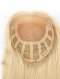 European Hair Straight Blonde Color Silk Top Open Weft Human Hair Topper WR-TC-028