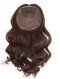 European Virgin Hair 16" One Length Bouncy Curl 2a# Color 7"×7" Kosher Hair Topper WR-TC-033