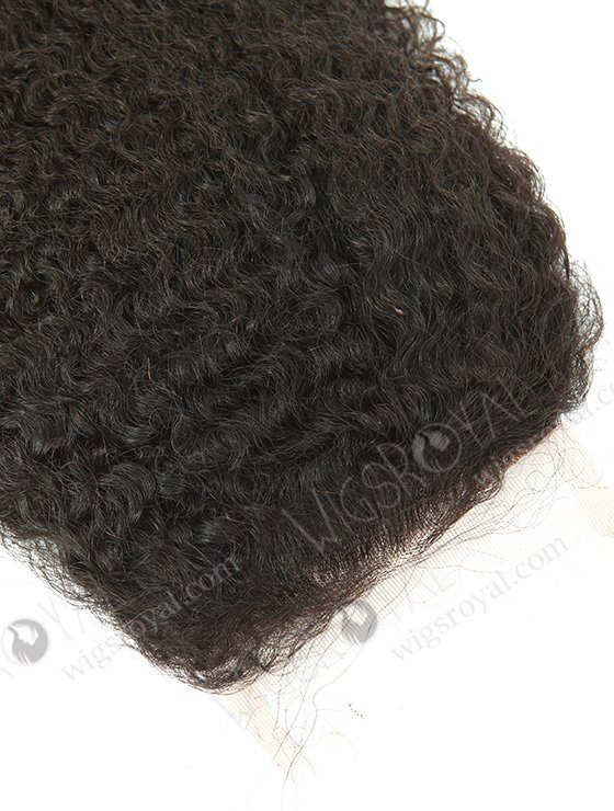 In Stock Brazilian Virgin Hair 14" Jeri Curl Natural Color Top Closure STC-323-9266