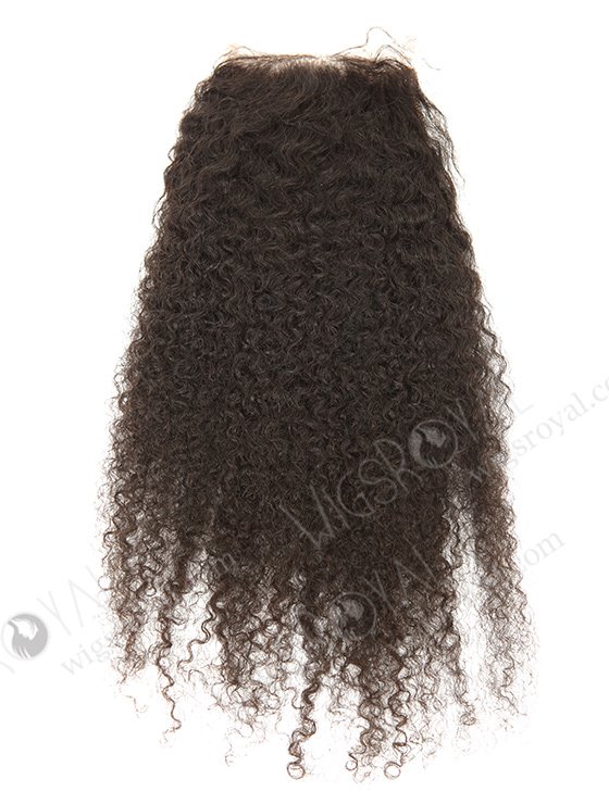 In Stock Brazilian Virgin Hair 16" Jeri Curl Natural Color Top Closure STC-324-9270