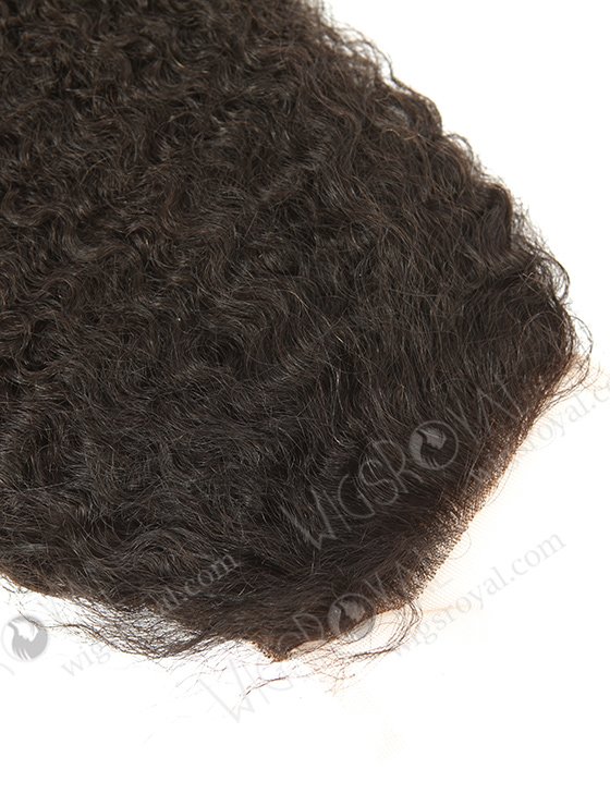 In Stock Brazilian Virgin Hair 16" Jeri Curl Natural Color Top Closure STC-324-9269