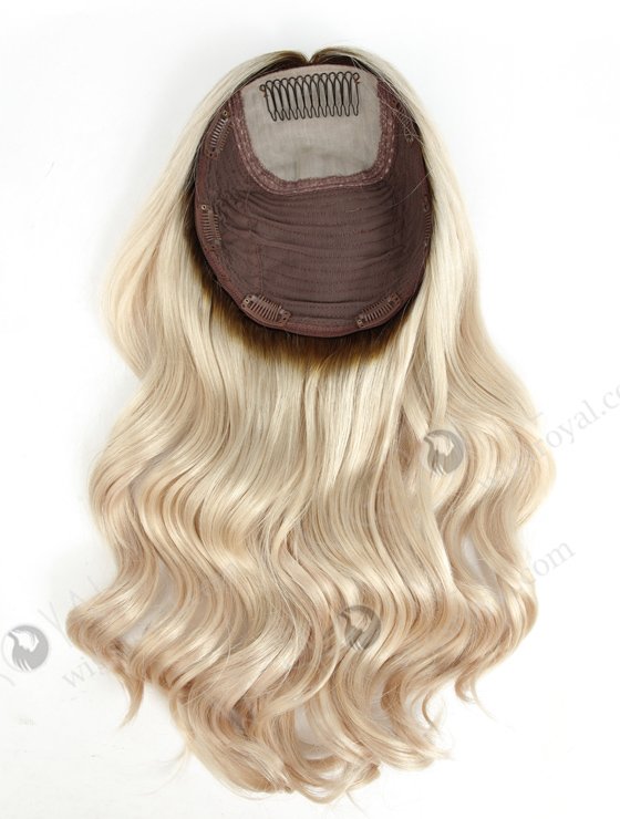 Kosher topper European Virgin Hair 16" One Length Bouncy Curl T9/White Color WR-TC-040-9459