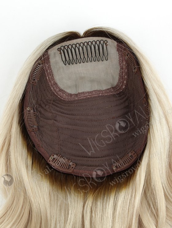 Kosher topper European Virgin Hair 16" One Length Bouncy Curl T9/White Color WR-TC-040-9462
