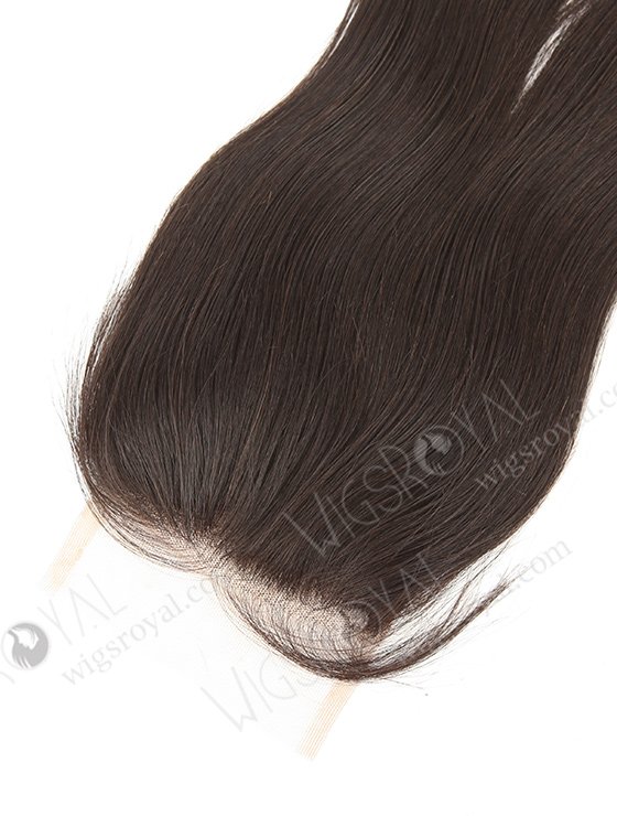 In Stock Brazilian Virgin Hair 16" Straight Natural Color Top Closure STC-267-9684