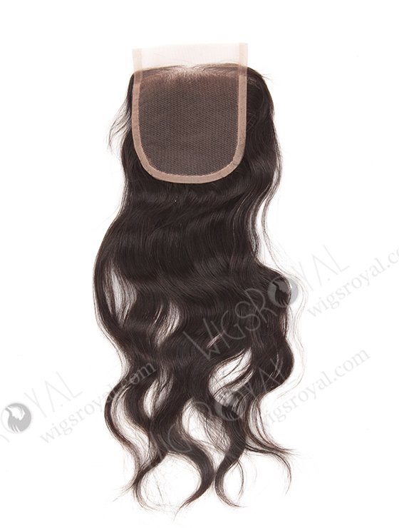 In Stock Brazilian Virgin Hair 14" Natural Wave Natural Color Top Closure STC-10-9647