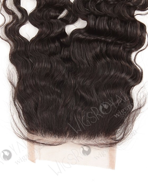 In Stock Brazilian Virgin Hair 14" Molado Curl Natural Color Top Closure STC-106-9575