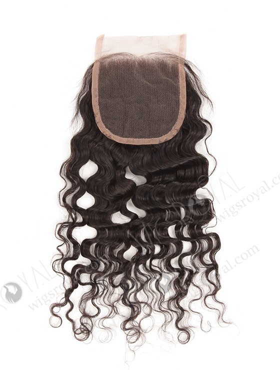 In Stock Brazilian Virgin Hair 14" Molado Curl Natural Color Top Closure STC-106-9577