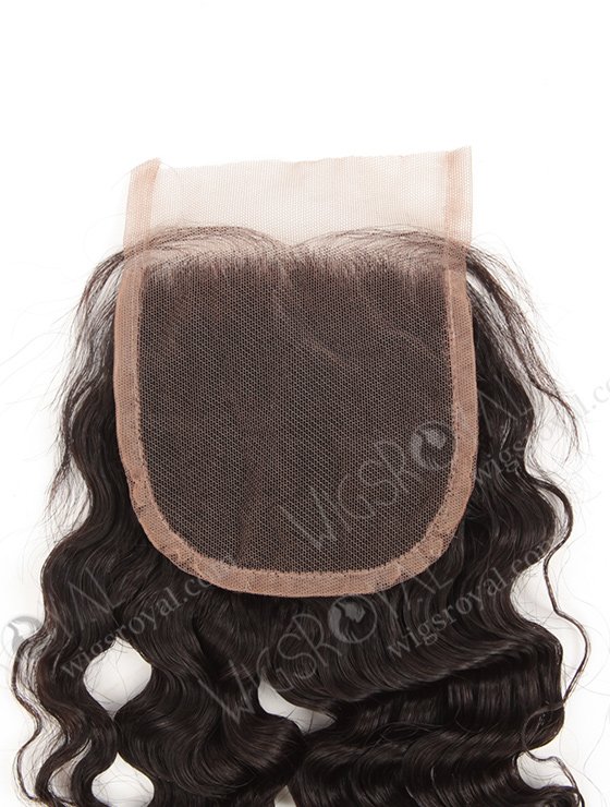 In Stock Brazilian Virgin Hair 14" Molado Curl Natural Color Top Closure STC-106-9576