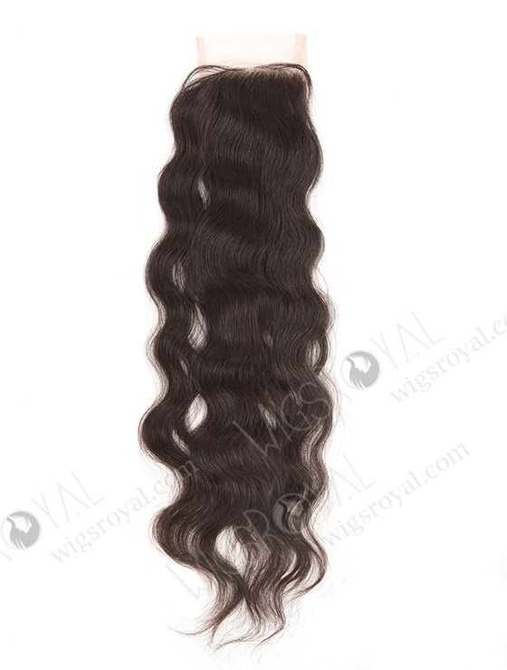 In Stock Brazilian Virgin Hair 18" Natural Wave Natural Color Top Closure STC-36-9650