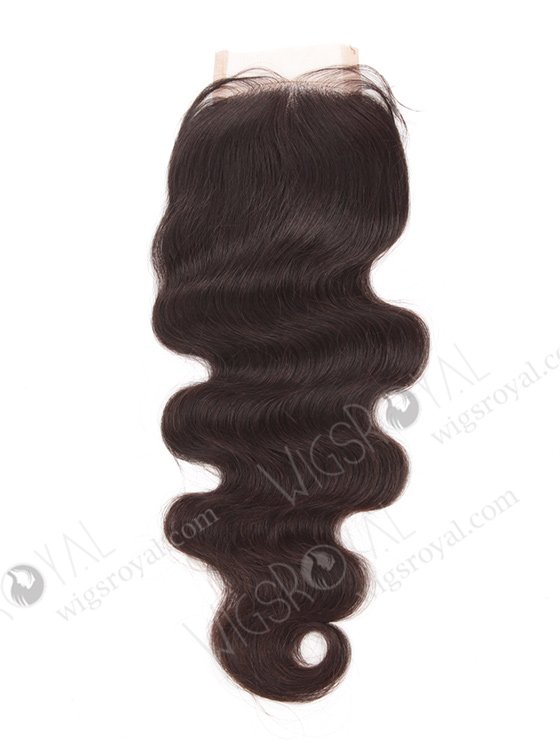 In Stock Brazilian Virgin Hair 16" Body Wave Natural Color Top Closure STC-71-9664