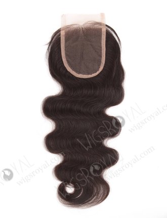 In Stock Brazilian Virgin Hair 16" Body Wave Natural Color Top Closure STC-71