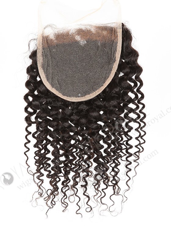 In Stock Brazilian Virgin Hair 16" Deep Wave Natural Color Top Closure STC-386-9690