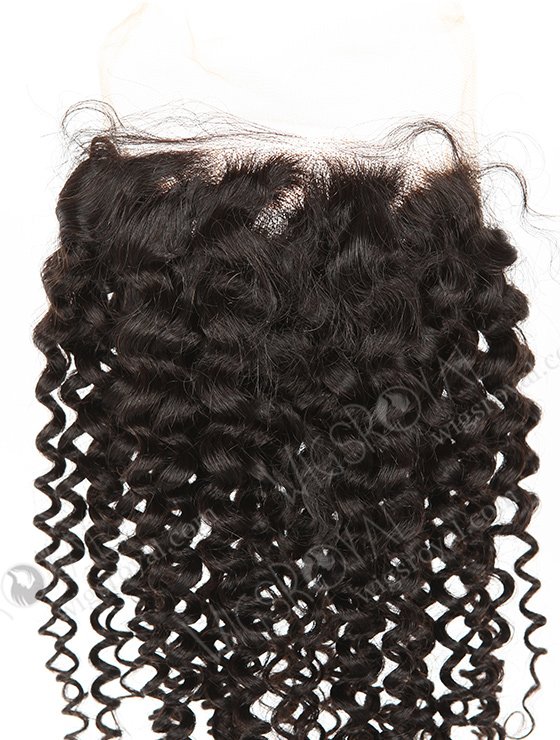 In Stock Brazilian Virgin Hair 16" Deep Wave Natural Color Top Closure STC-386-9693
