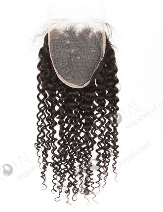 In Stock Brazilian Virgin Hair 18" Deep Wave Natural Color Top Closure STC-387