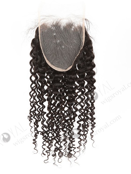 In Stock Brazilian Virgin Hair 18" Deep Wave Natural Color Top Closure STC-387-9696