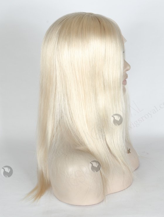 Best Wig Websites 14 Inch Platinum Blonde White Straight Hair Wig | In Stock European Virgin Hair 14" Straight White Color Lace Front Silk Top Glueless Wig GLL-08011-9591