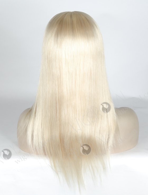 Best Wig Websites 14 Inch Platinum Blonde White Straight Hair Wig | In Stock European Virgin Hair 14" Straight White Color Lace Front Silk Top Glueless Wig GLL-08011-9592