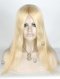 613 Blonde Wig Glueless Full Lace With Silk Top Real Human Hair Wig GLL-08014