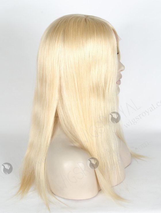 613 Blonde Wig Glueless Full Lace With Silk Top Real Human Hair Wig | In Stock European Virgin Hair 16" Straight 613# Color Lace Front Silk Top Glueless Wig GLL-08014-9606