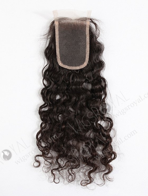 In Stock Brazilian Virgin Hair 16" Molado Curl Natural Color Top Closure STC-107-9580