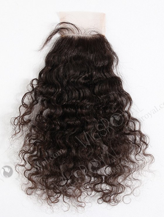 In Stock Brazilian Virgin Hair 12" Molado Curl Natural Color Top Closure STC-105-9567