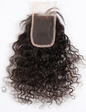 In Stock Brazilian Virgin Hair 12" Molado Curl Natural Color Top Closure STC-105