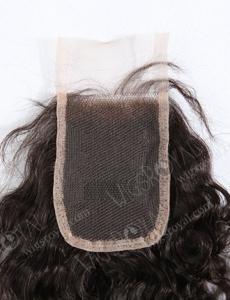 In Stock Brazilian Virgin Hair 12" Molado Curl Natural Color Top Closure STC-105