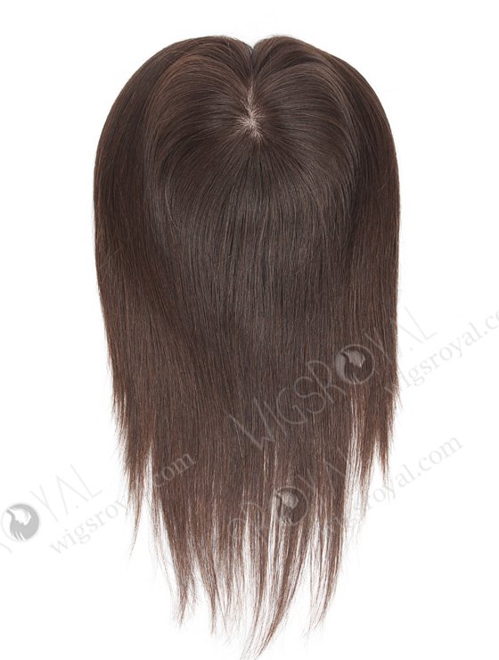 5.5"*6" European Virgin Hair 12" Natural Straight Natural Color Silk Top Hair WR-TC-041-9470
