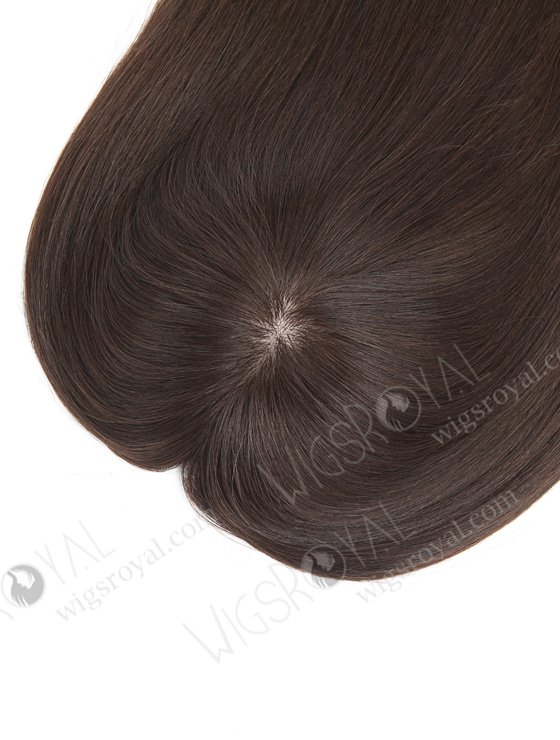 5.5"*6" European Virgin Hair 12" Natural Straight Natural Color Silk Top Hair WR-TC-041-9472