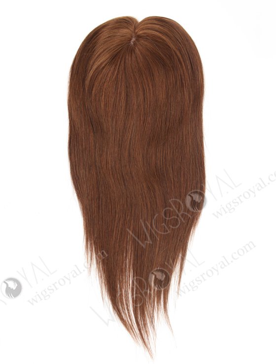 7"×7" European Virgin Hair 16" Straight Color 4# Fishnet with Silk Top Hair WR-TC-049-9533