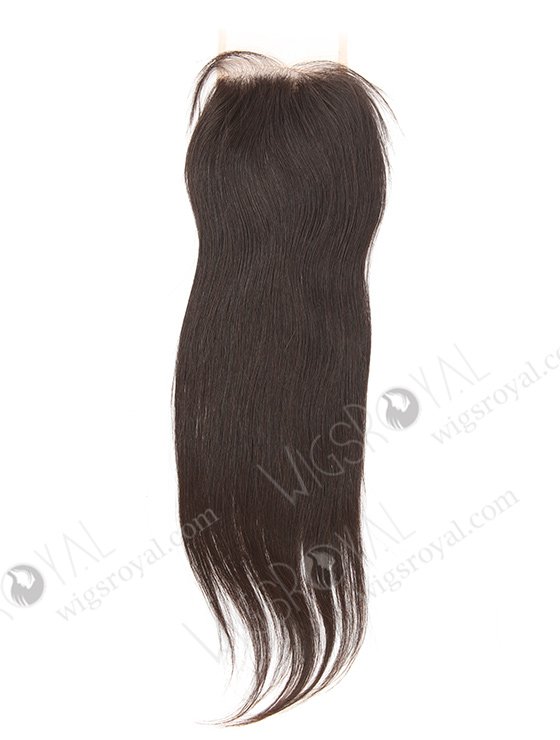 In Stock Brazilian Virgin Hair 16" Straight Natural Color Top Closure STC-267-9685