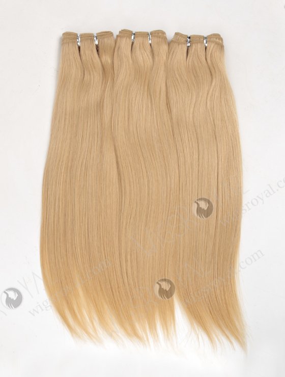 In Stock Malaysian Virgin Hair 16" Straight 24# Color Machine Weft SM-307-9858