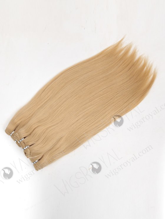 In Stock Malaysian Virgin Hair 16" Straight 24# Color Machine Weft SM-307-9860