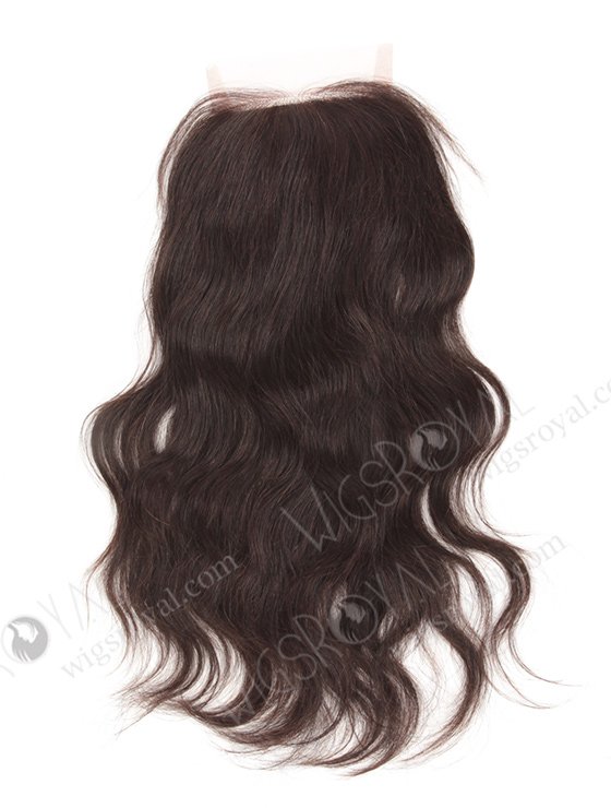 In Stock Indian Remy Hair 10" Natural Wave Natural Color Silk Top Closure STC-252-9786