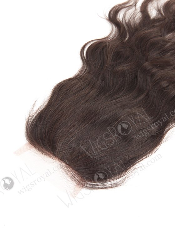 In Stock Indian Remy Hair 10" Natural Wave Natural Color Silk Top Closure STC-252-9787