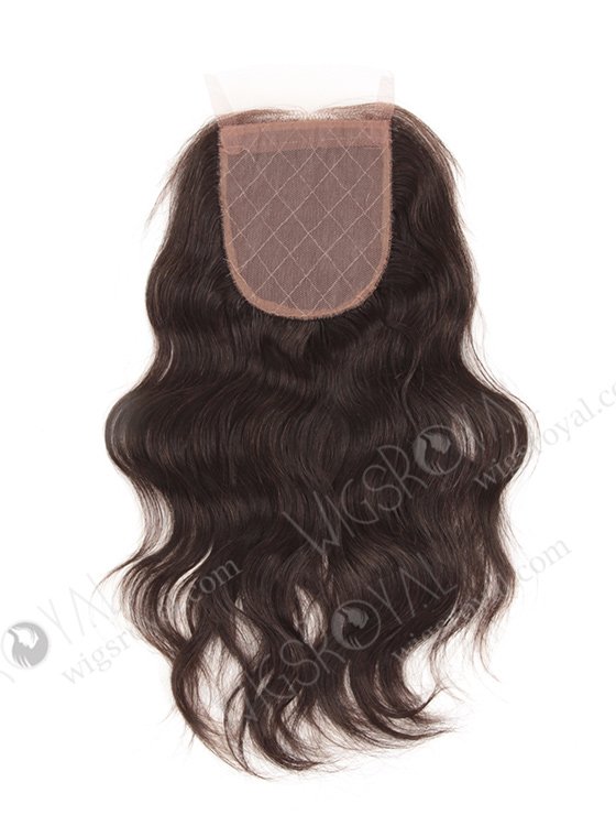 In Stock Indian Remy Hair 10" Natural Wave Natural Color Silk Top Closure STC-252-9788